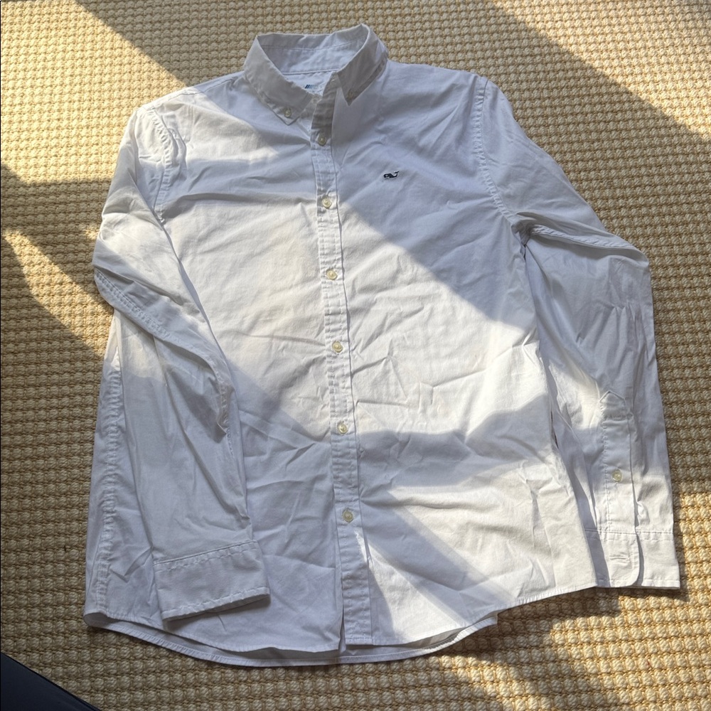 Vineyard Vines White Performance Shirt
